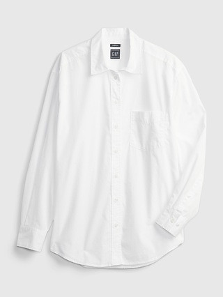 100% Organic Cotton Big Shirt | Gap (US)