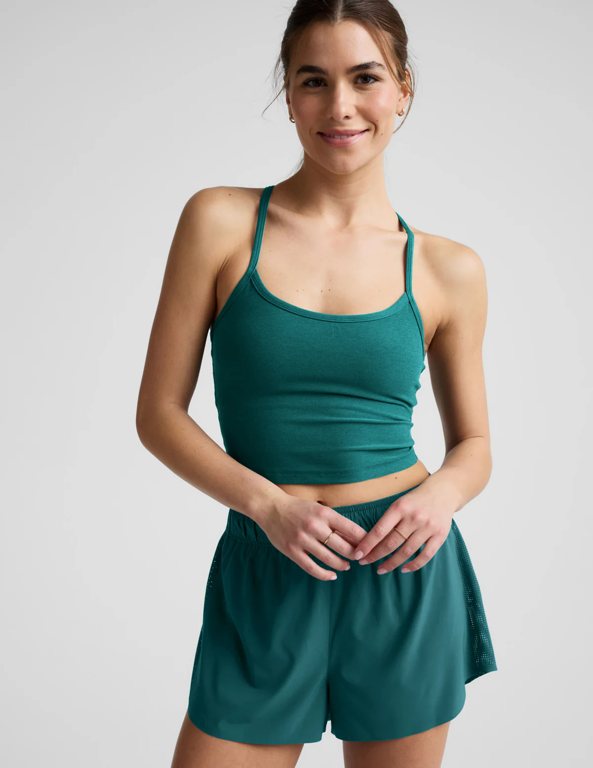 Spacedye Slim Racerback Cropped Tank | Beyond Yoga | Beyond Yoga