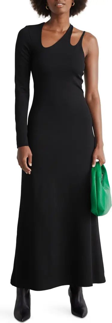 & Other Stories One-Sleeve Cutout Maxi Dress | Nordstrom | Nordstrom