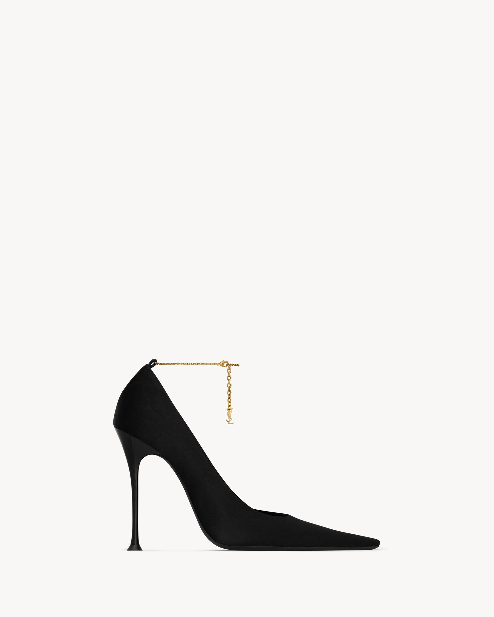 RÉGINE pumps in satin crepe | Saint Laurent Inc. (Global)
