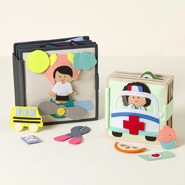 All In One Pretend Play Busy Books | UncommonGoods