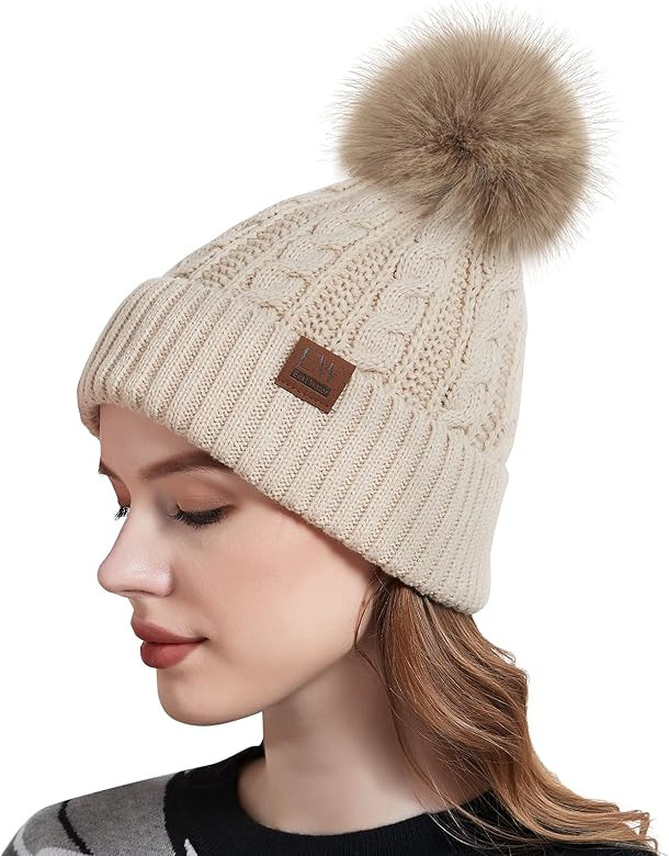 Women’s Beanie With Pom | Amazon (US)