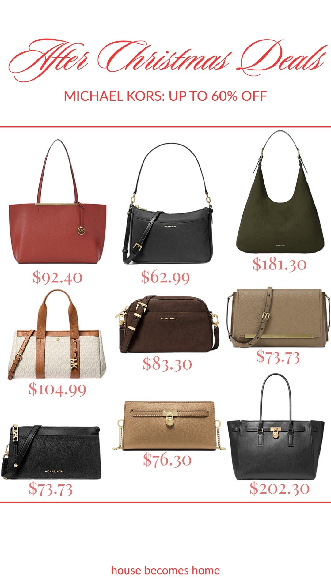 After Christmas Deals! Michael Kors: up to 60% off! 🛍️



#LTKHoliday #LTKFindsUnder100 #LTKSaleAlert