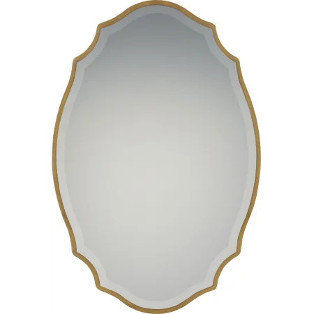 Quoizel Monarch 36 Inch x 24 Inch Oval Shape Beveled Front Framed MirrorModel: QR2799 | Build.com, Inc.