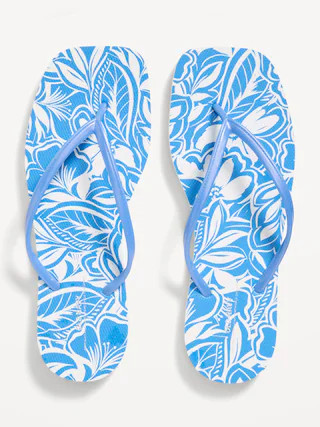 Square Toe Flip-Flop Sandals | Old Navy (US)