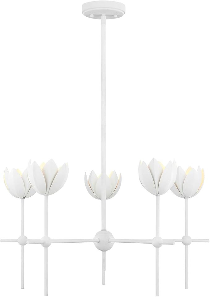 Savoy House M100131BQW Meridian Bohemian Bohemian/Eclectic Metal Chandelier, LED 5-Light 17.5 Tot... | Amazon (US)