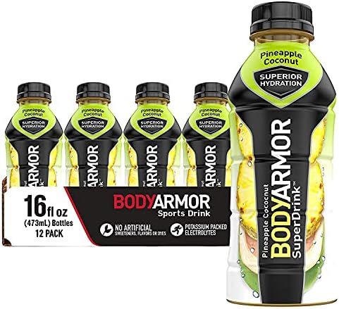 Sports Drink Sports Beverage, Pineapple Coconut, Natural Flavors With Vitamins, Potassium-Packed ... | Amazon (US)