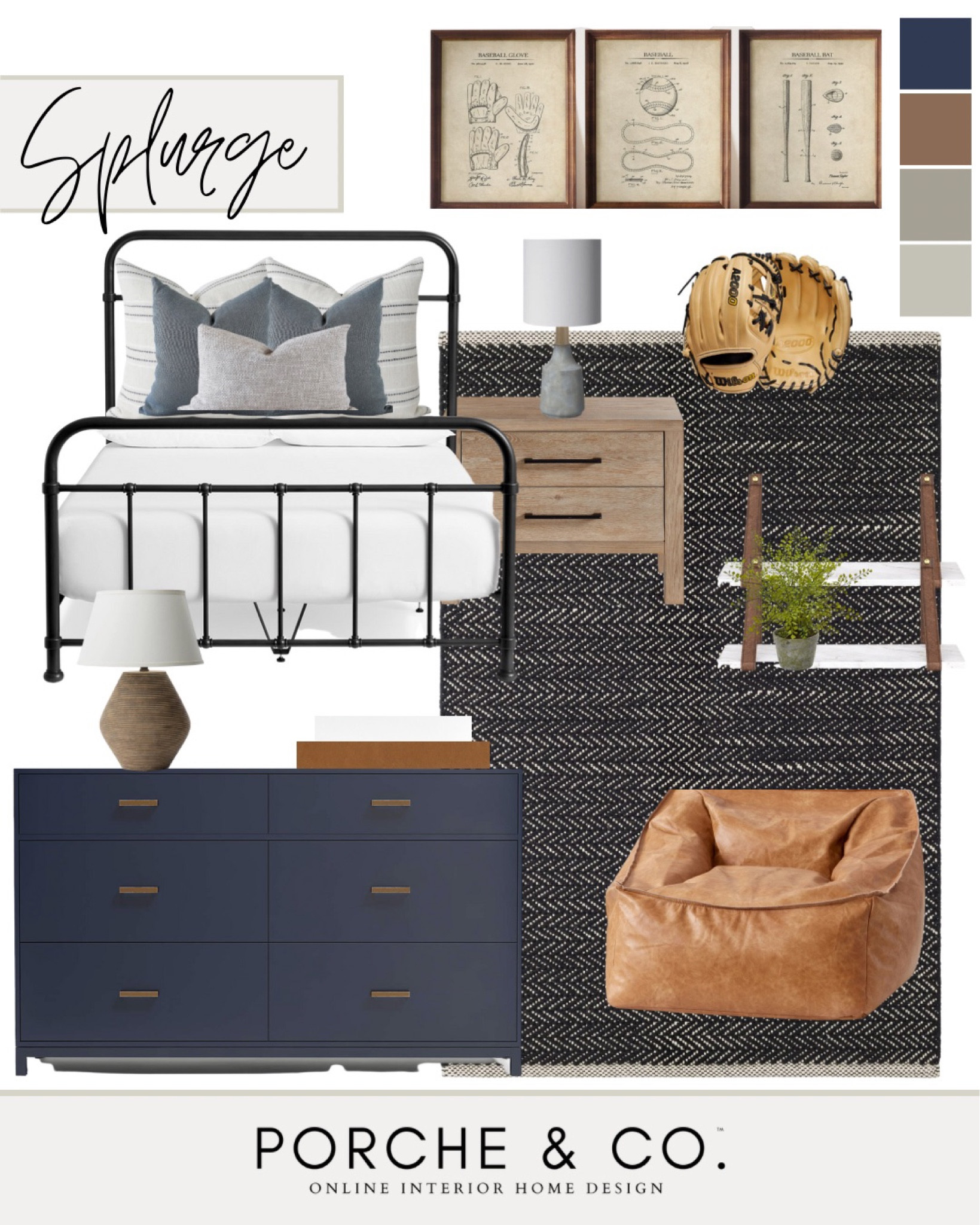 Sage vs splurge 
Teen boys room 
Modern classic kids room 
#moodboard #visionboard #porcheandco

#LTKFind #LTKstyletip #LTKhome