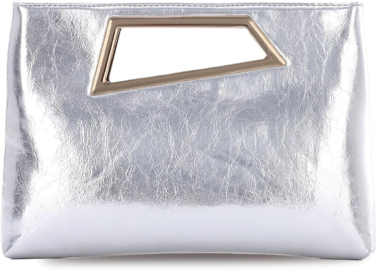 Oweisong Clutch Purse for Women Formal Vegan Leather Evening Handbags Going Out Purse for Wedding... | Amazon (US)