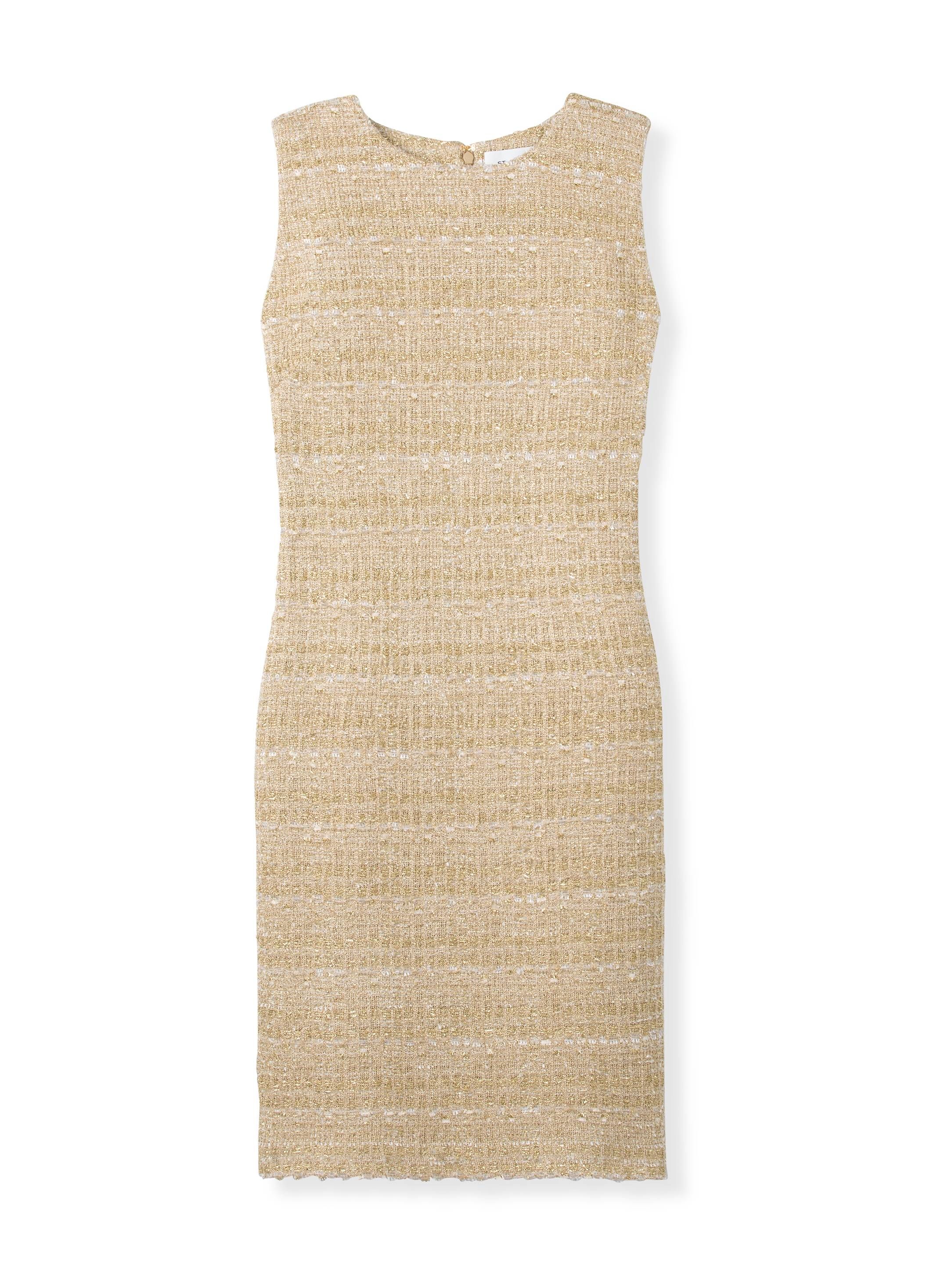 Metallic Eyelash Tweed Dress | St. John Knits