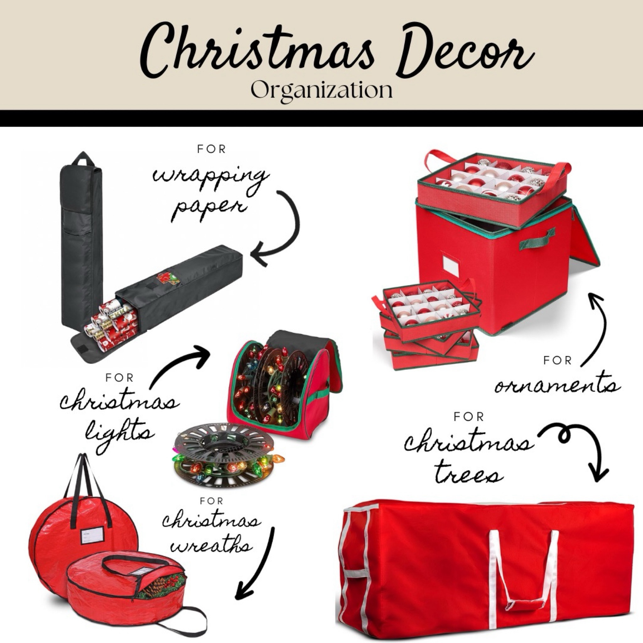 Christmas Decor Organization

#LTKSeasonal #LTKHoliday #LTKhome