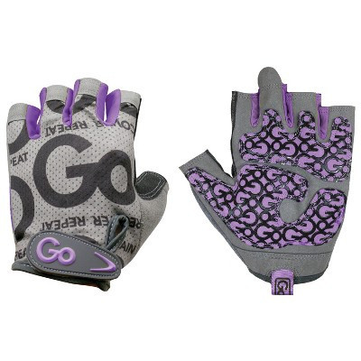 GoFit® Women's Pro Trainer Gloves with Padded Go-Tac Palm (Medium; Purple) | Target
