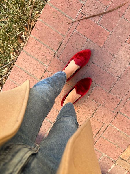 My favorite slippers that double as flats 🙌🏼 they run slightly big, I went a half size down! This red color is currently on sale! 

#LTKunder100 #LTKshoecrush #LTKsalealert