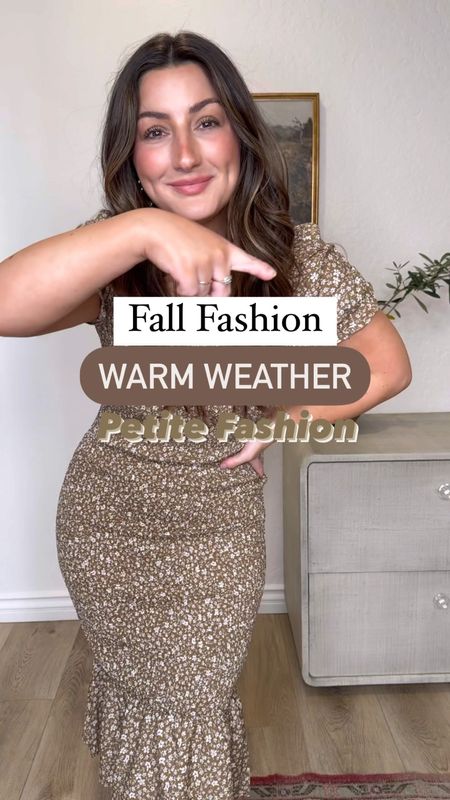 5’0” 130lbs 
Fall fashion when the weather is still warm!! 
Dress size small
Jacket size small
Amazon purse

#LTKxPrime 

#LTKsalealert #LTKfindsunder50