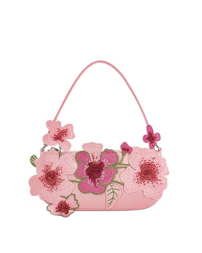 JW PEI Women's Leona Bead Embellished Shoulder Bag - Pink | Amazon (US)