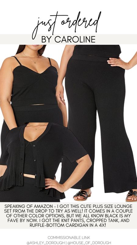 JUST ORDERED — Caroline placed an order on Amazon for this cute plus size lounge set! She got a 4X in all 3 pieces!

#LTKSeasonal #LTKcurves #LTKstyletip