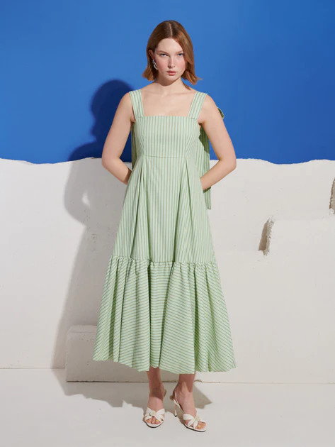 Caper Stripe Maxi Dress | Sister Jane (UK)