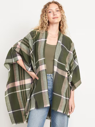 Flannel Poncho | Old Navy (US)