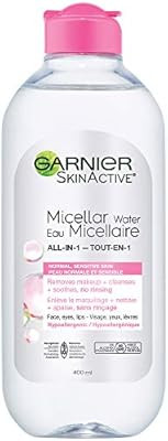 Garnier SkinActive Micellar Cleansing Water, For All Skin Types, 13.5 Fl Oz | Amazon (US)