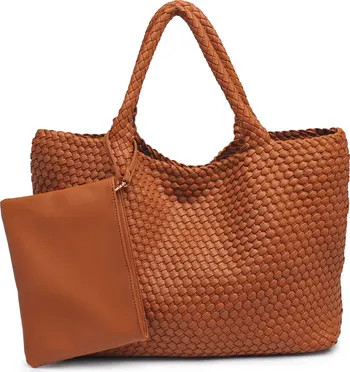 Woven Unlined Tote Bag and Pouch | Nordstrom Rack