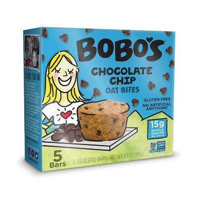Bobo's Original with Chocolate Chips Bites - 6.5oz | Target