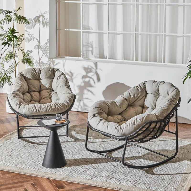 Cini Outdoor Rocker Chair (Set of 2) | Wayfair North America