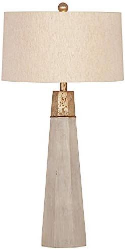 Bassett Mirror L3223TEC Stone Rowan Table Lamp, Naturals | Amazon (US)