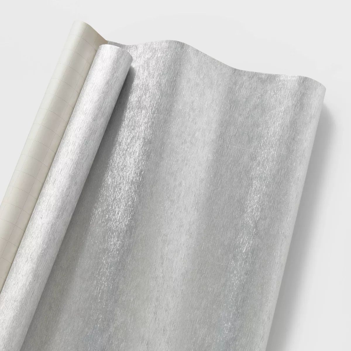20 sq ft Textured Christmas Gift Wrap Silver - Wondershop™ | Target