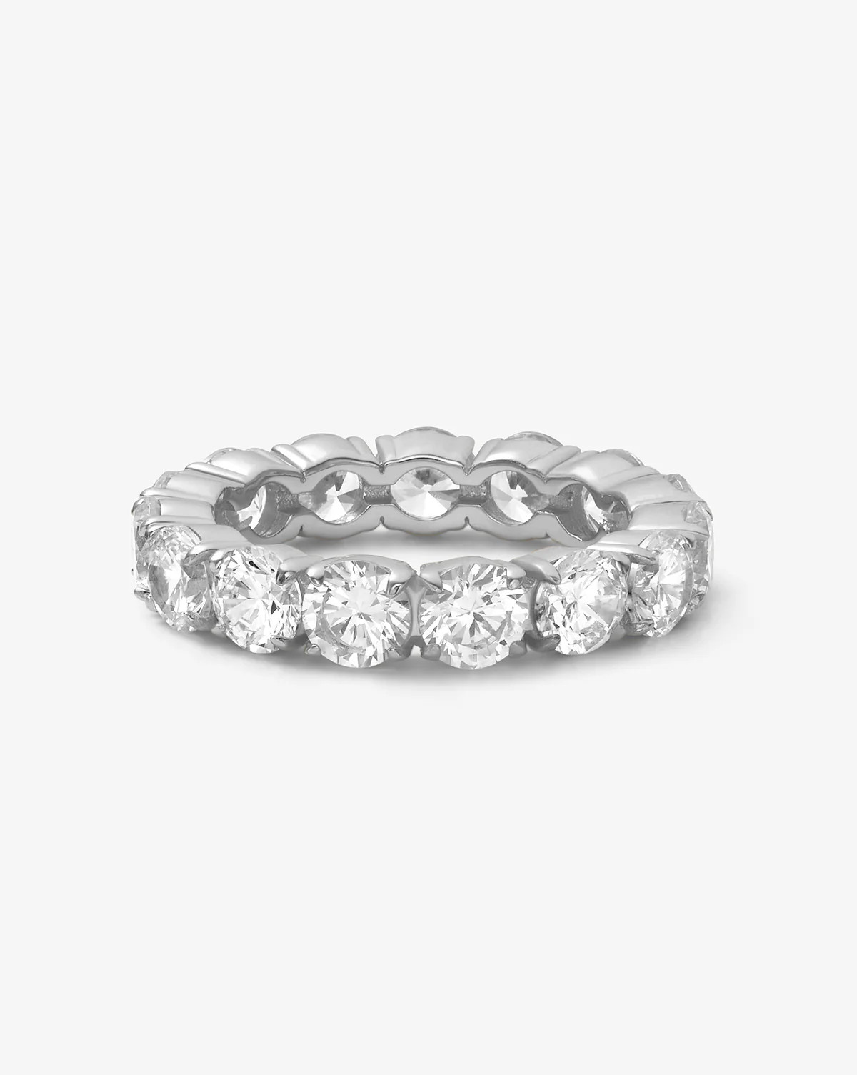 Grand Heiress Ring 4mm - Silver|White Diamondettes | Melinda Maria Jewelry