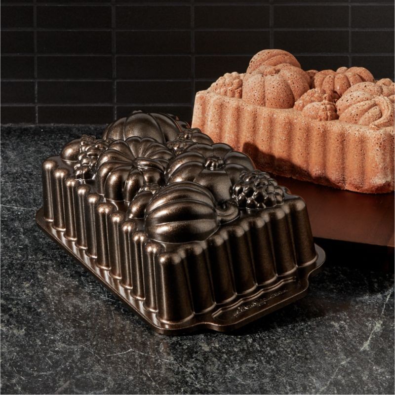 Nordic Ware Harvest Bounty Loaf Pan + Reviews | Crate & Barrel | Crate & Barrel