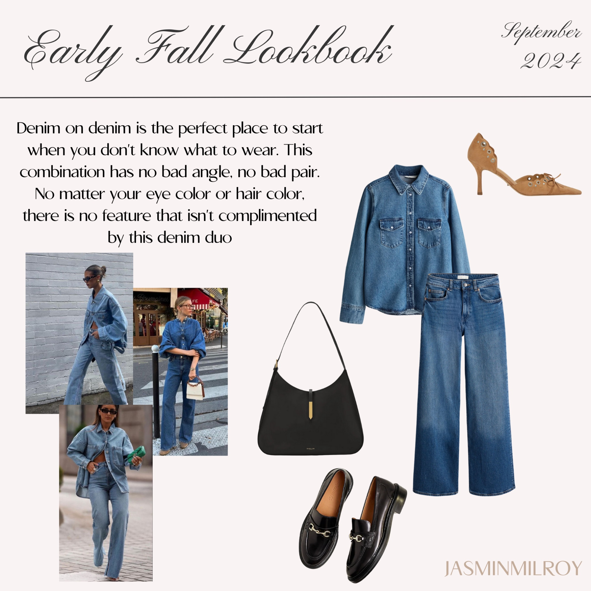 Denim on denim, denim trend, double denim, denim jeans, denim shirt, fall trend, fall style, fall fashion, fall outfits, fall transition style

#LTKFallSale #LTKSaleAlert #LTKNYFW