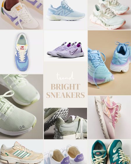 Bright Colored Sneakers for Spring 

#LTKstyletip #LTKshoecrush