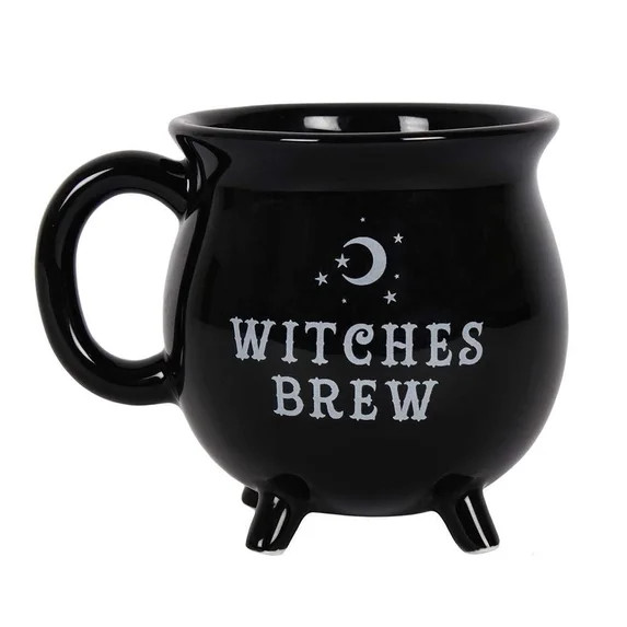 Botega Wordwide Witches Brew Cauldron Ceramic Mug Halloween 12 fl oz with Handle Tabletop Decorat... | Walmart (US)