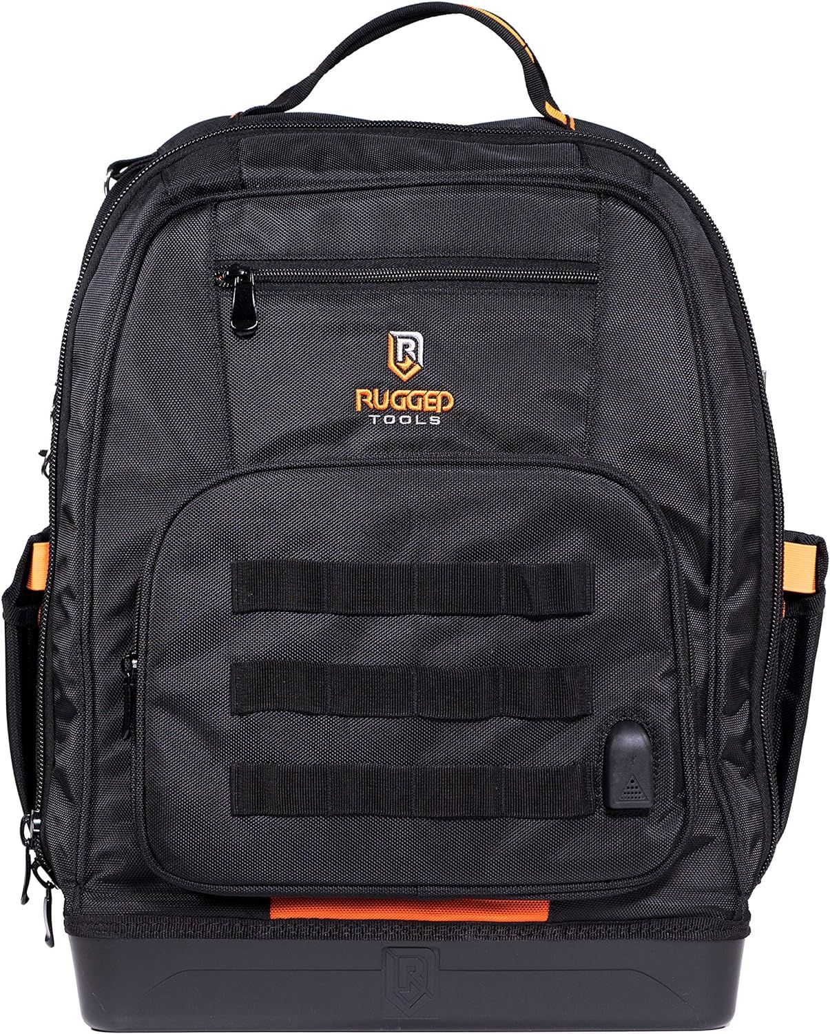 Rugged Tools Worksite Tool Backpack - 68 Pockets & Utility Organizers Including Laptop Sleeve - Heav | Amazon (US)