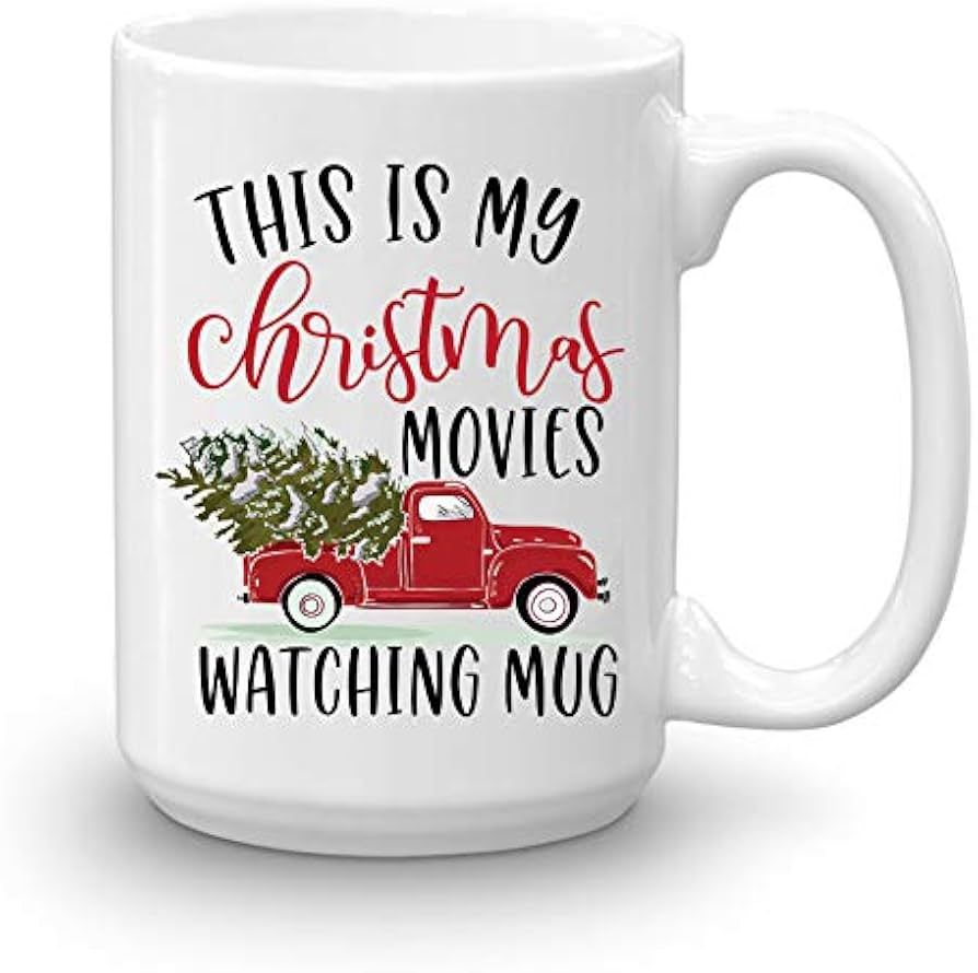 Christmas Gifts Coffee Mug,This is My Christmas Movies Watching Mug, Funny Coffee Mug from Daught... | Amazon (US)