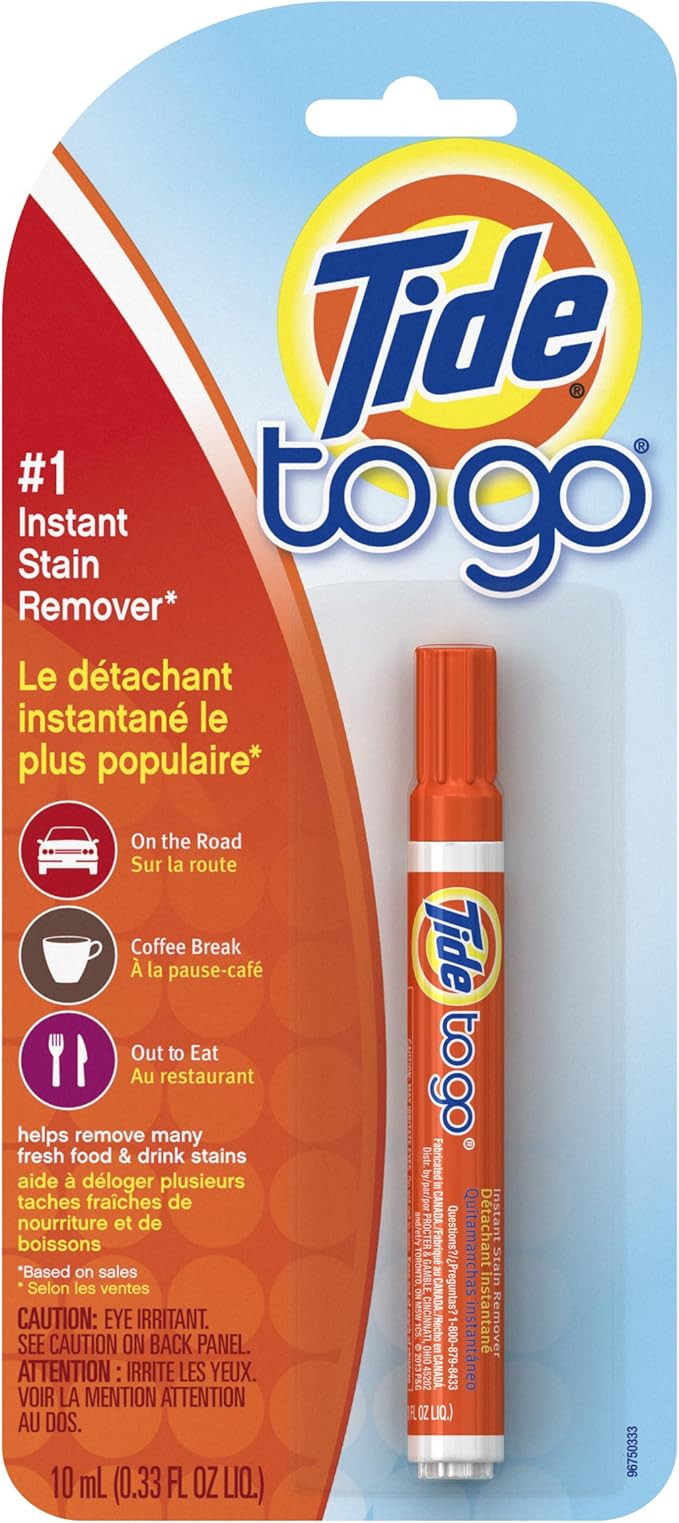 Tide Stain Remover for Clothes, Tide To Go Pen,  Instant Spot Remover for Clothes, Travel & Pock... | Amazon (US)
