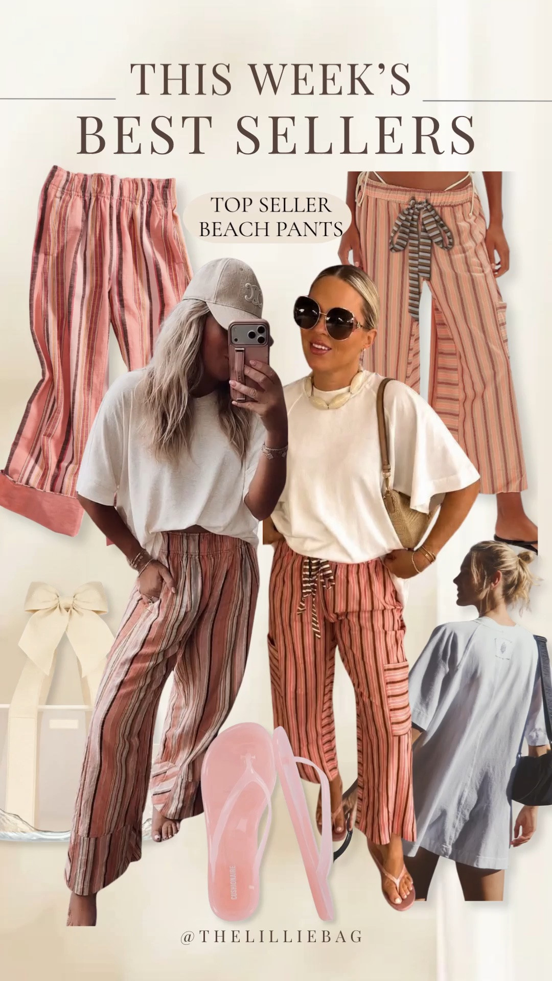 Both of these pants are best sellers today! ￼Get these pants ladies! Size up more colors! So easy! Tee I’m in small it’s very oversized which I love!

Summer outfit. Beach pants. FP look for less. Flowy pants.

#LTKSeasonal #LTKootd