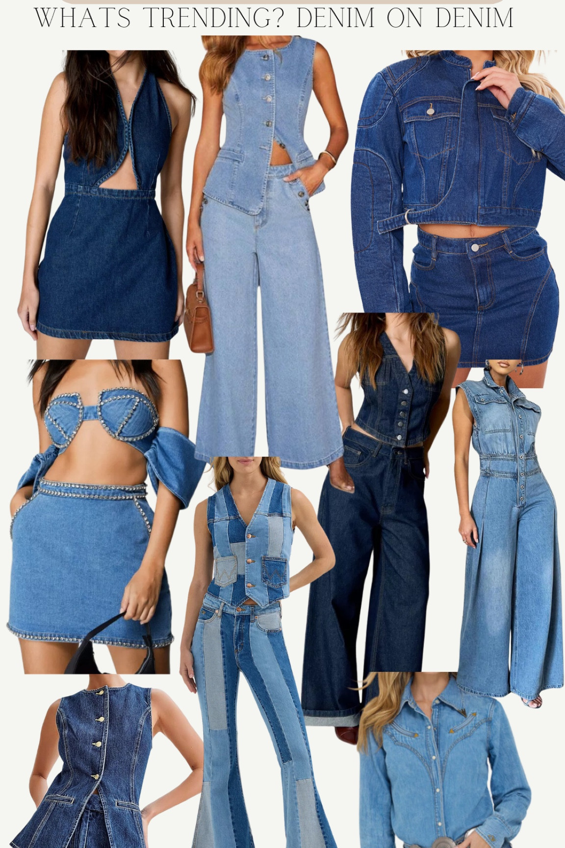 Denim on denim NFR outfit ideas 

#LTKHoliday #LTKMidsize #LTKFindsUnder100
