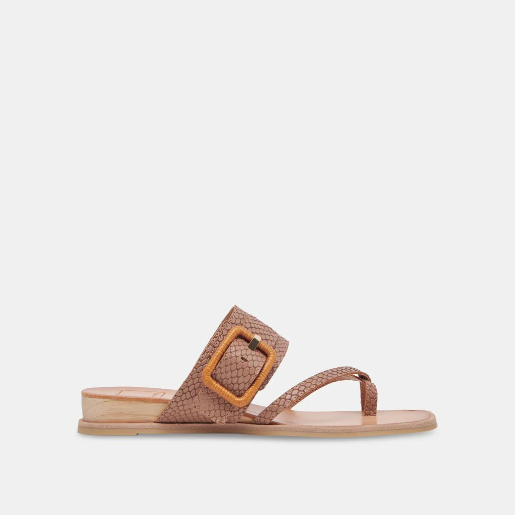 PERRIS SANDALS CAFE EMBOSSED LEATHER | DolceVita.com