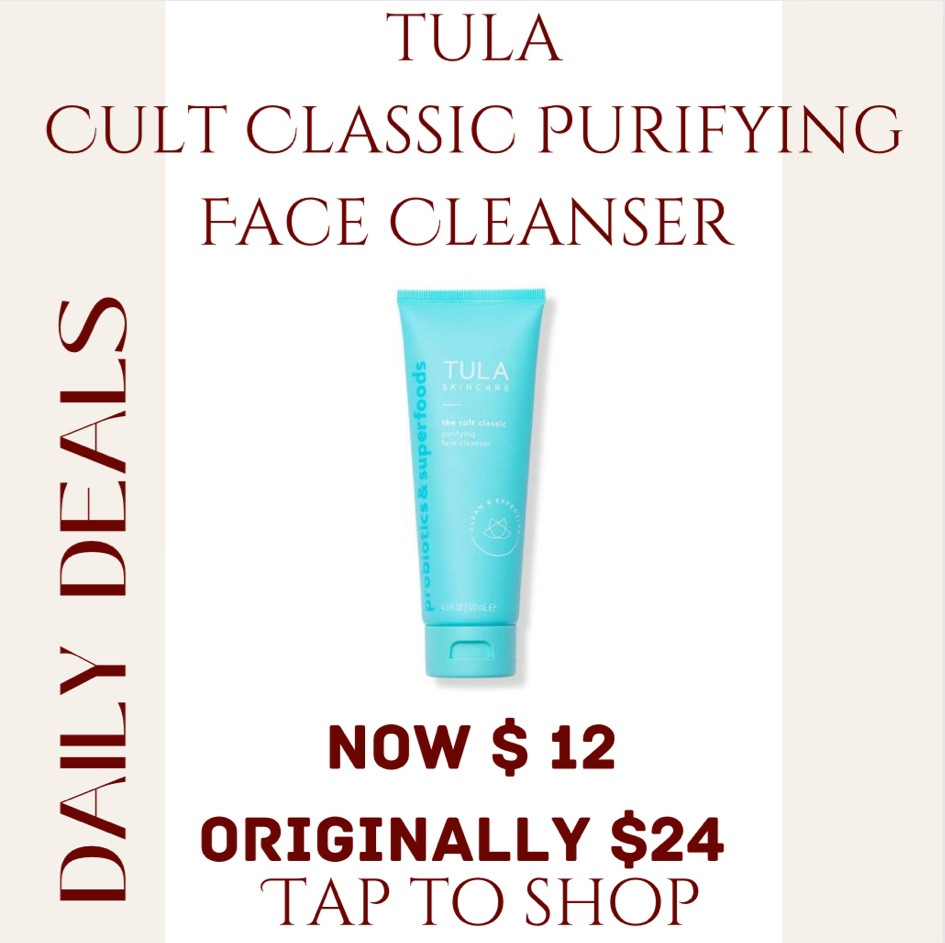 Tula, tula purifying face cleanser, beauty sale, sale, 21 days of ulta sale, must haves 2023, travel beauty must haves, sabic platform, selfcare, beauty care, 

#LTKsalealert #LTKbeauty #LTKunder50