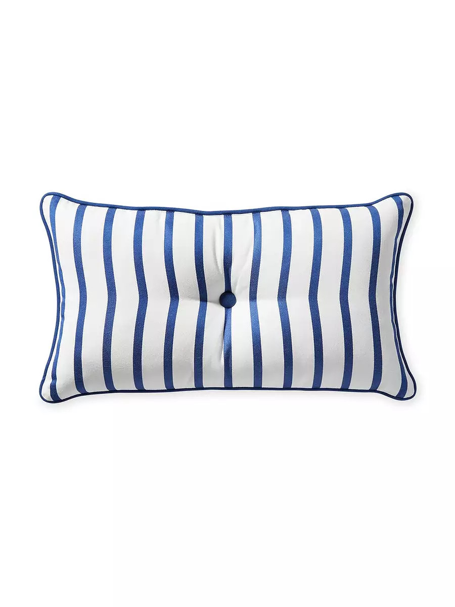 Sunbrella®️ Lido Stripe Pillow | Serena and Lily