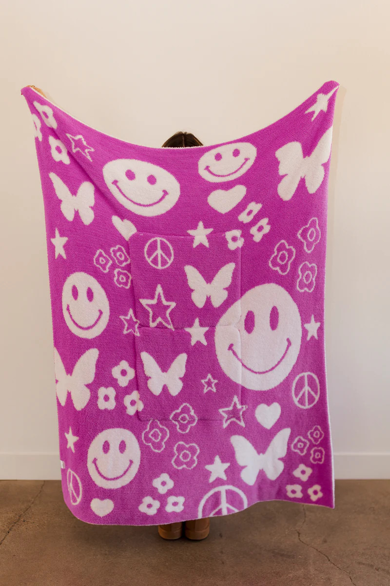 Trendy Girl Purple And White Multi Design Quillow | Shop Staykation
