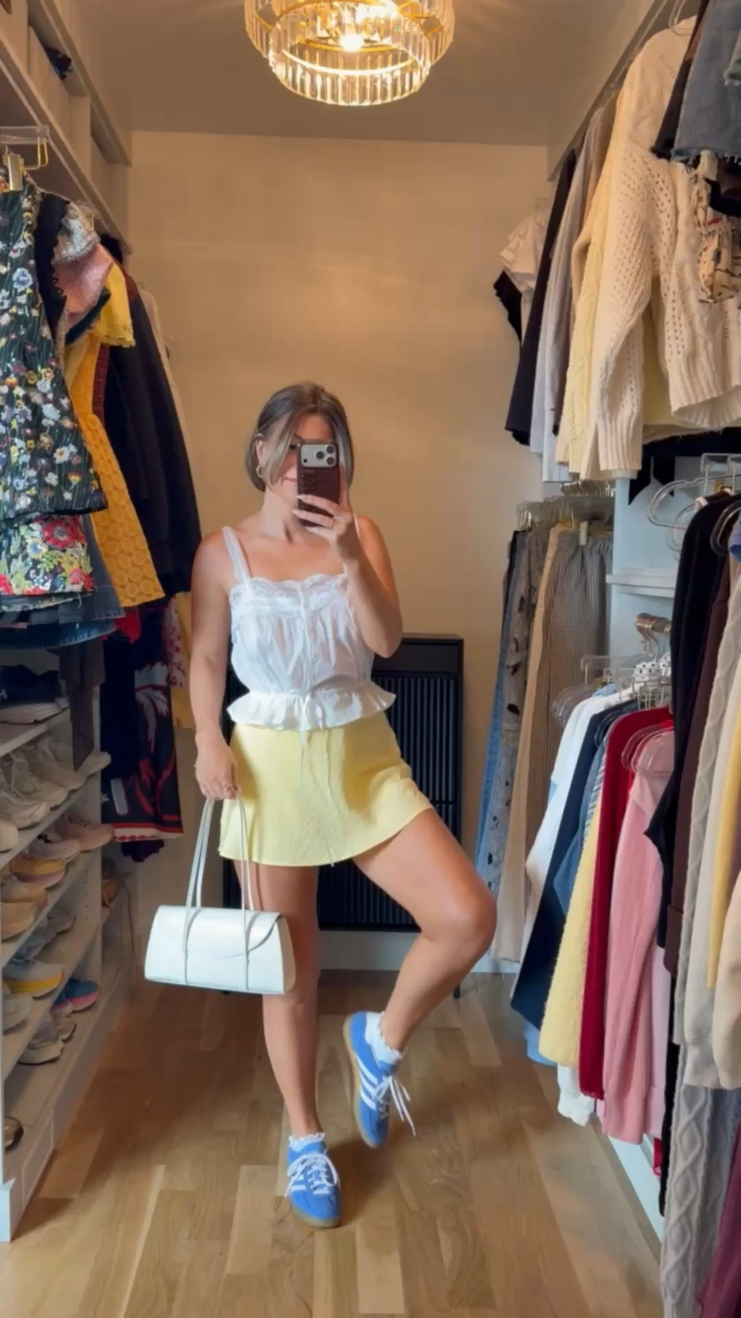 Abercrombie yellow skort styled with white lace top for everyday wear

Wearing small top
i sized down to an xs skort 

Divi code: Emerson15
Electric picks code: emerson20

Spring looks
Summer outfit
Everyday
Casual
Workwear
Destination
Brunch
Lunch date
Shopping

#LTKootd #LTKgrwm #LTKSeasonal