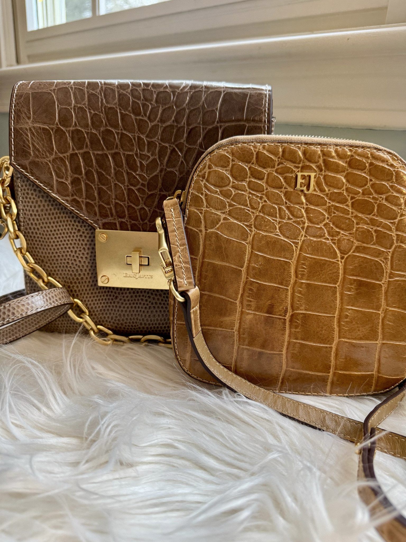 #ad #EricJavits #paidpartner  #sponsored  @ericjavits
Elegant doesn’t have to mean impractical — and that’s exactly why I’ve been reaching for these two Eric Javits bags nonstop this season.

Want the links? Like, Follow & Comment BAGS and I’ll send links right to your DM.

The Alli in Peanut is my everyday go-to: polished, structured, and easy to wear with casual looks. The Livia in Taupe instantly elevates an outfit and feels timeless in the best way. 

Both blend classic design with real-life functionality — which matters so much to me at this stage of life.

If you’re looking for a bag that works hard and looks beautiful doing it, Eric Javits truly delivers.

👉 Shop the Eric Javits Fall/Winter 2025 Collection in my LTK shop
And use my code: Suzanne10’ for 10% off sitewide 
Which one are you choosing — Alli or Livia? 👇
 #EricJavits #ChicAccessories #StyleOver40 #TimelessStyle 
#FallEssentials, #ElegantStyle, #FallFashion, #FashionStatement, #TimelessElegance,  

#LTKootd #LTKOver40 #LTKTall