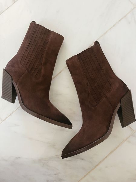 Brown is the new black with these luxurious booties for fall. #cellajaneblog #booties #fallfashion

#LTKSeasonal #LTKshoecrush