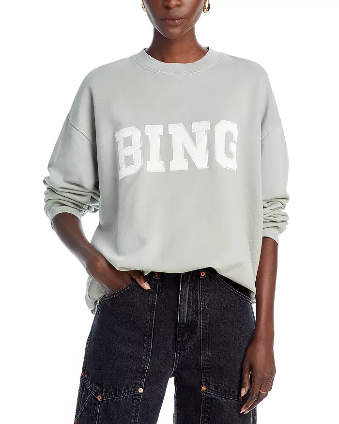 Anine Bing Tyler Cotton Crewneck Sweatshirt   Back to results -  Women - Bloomingdale's | Bloomingdale's (US)