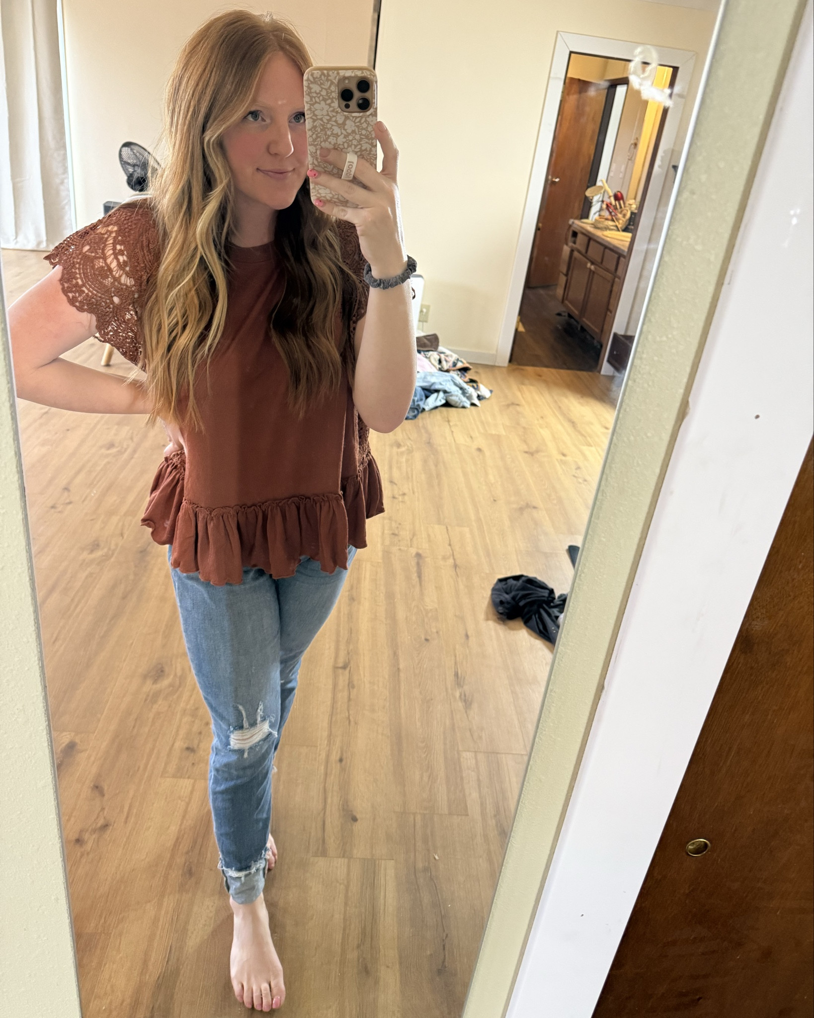 I was always scared to wear orange because of my red hair, but now I love it! Has to be this beautiful rust color, though 🫶🏻

#LTKSeasonal #LTKFindsUnder50 #LTKMidsize
