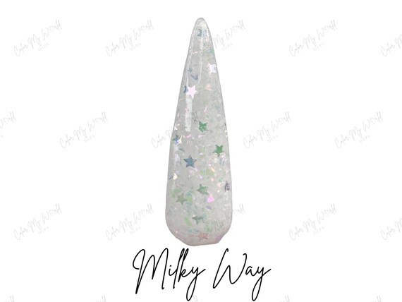 MILKY WAY Glitter Dip Powder Dip Powder Nail Dip Dip | Etsy | Etsy (US)
