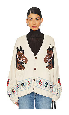 Found x REVOLVE Horse Cardigan in Multi from Revolve.com | Revolve Clothing (Global)