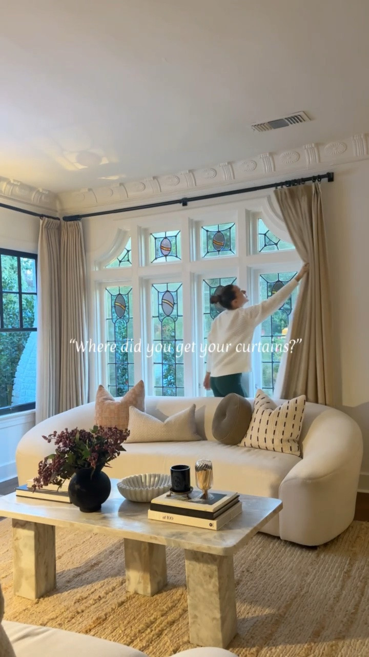 We have the pinch pleat curtains in the color light khaki throughout our home & ivory white in our dining room.🤍 I prefer the memory shaped. 

Amazon home, amazon prime day, amazon deals

#LTKHome
